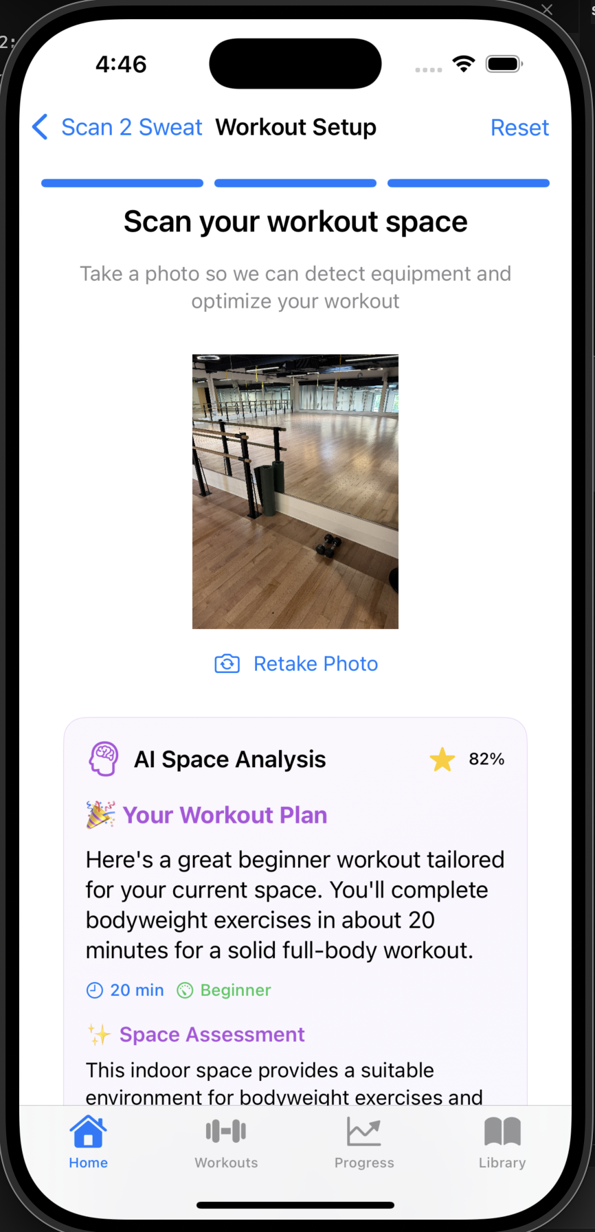 Space Scanning Space Scanning Feature